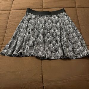 Black and sparkle skirt